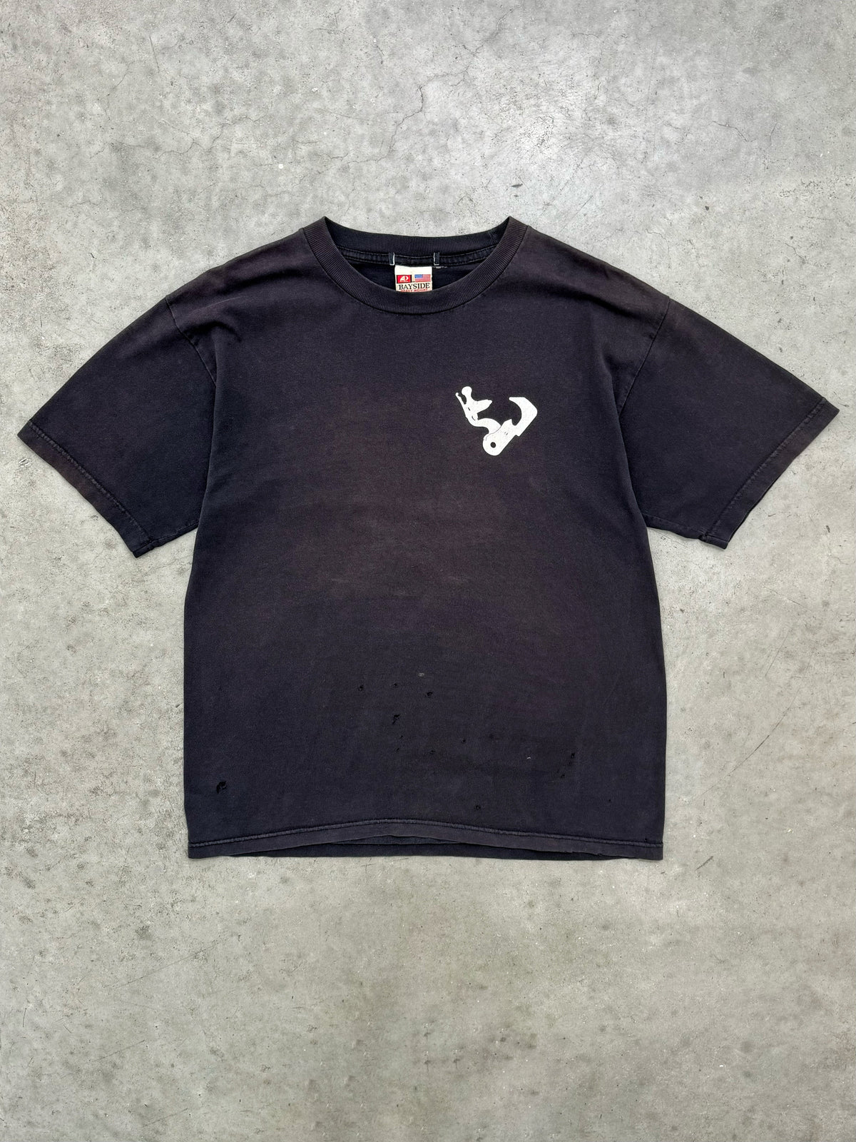 SUN FADED BLACK "MODERN MUSKET" TEE - 1990S