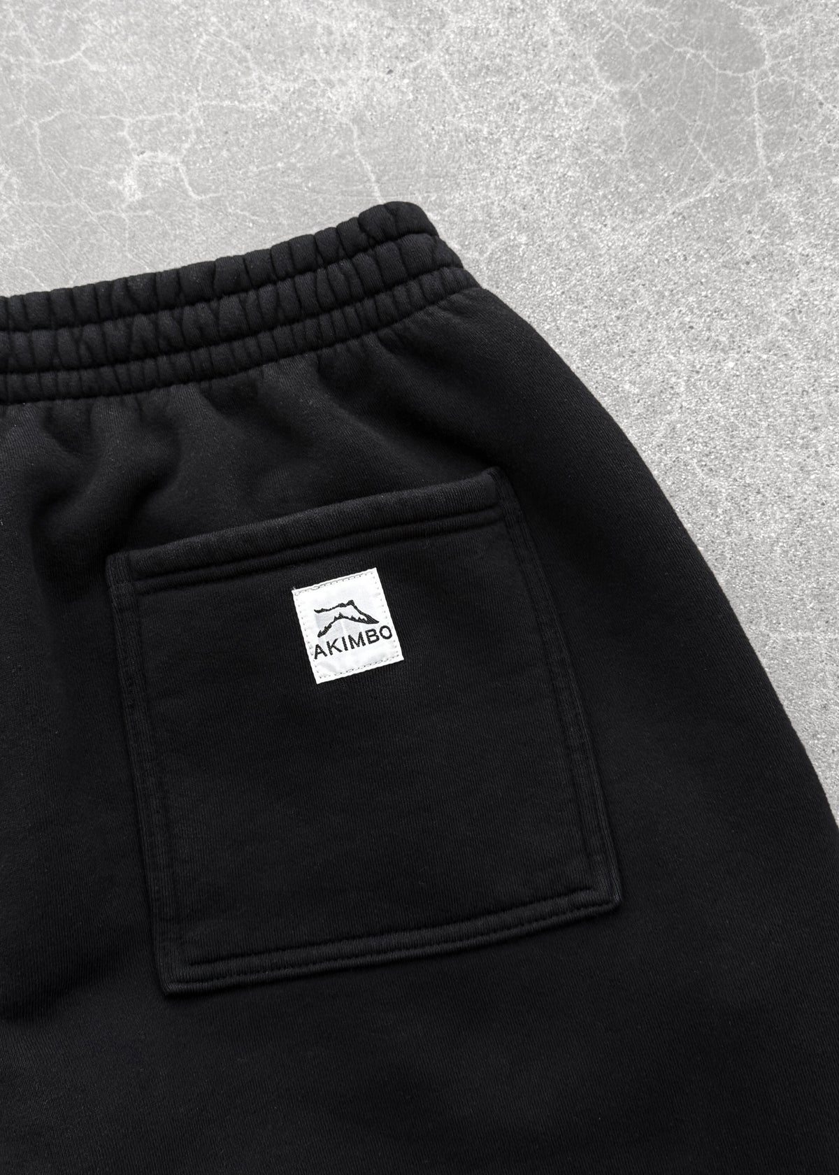 STRAIGHT-LEG SWEATPANTS - BLACK