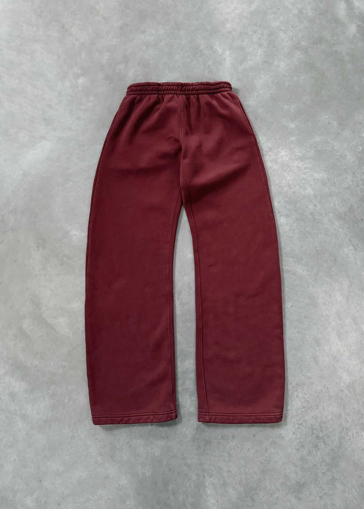 STRAIGHT-LEG SWEATPANTS - WINE