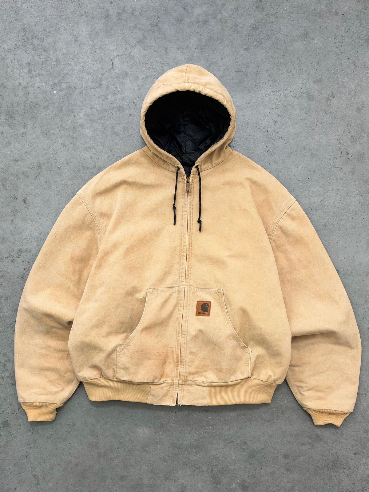 FADED BEIGE CARHARTT ACTIVE JACKET - 1990S