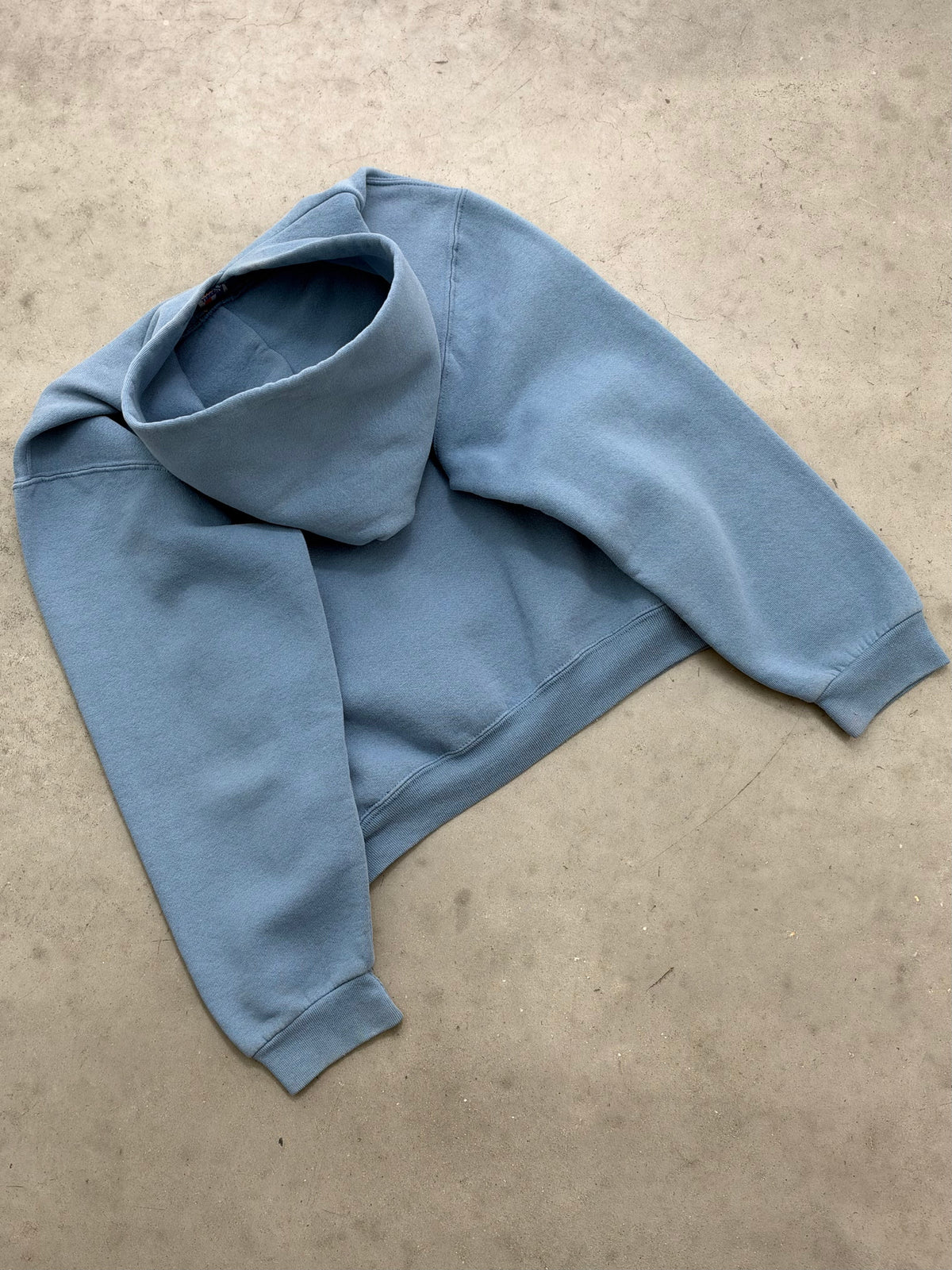 FADED SKY BLUE RUSSELL HOODIE - 2000S