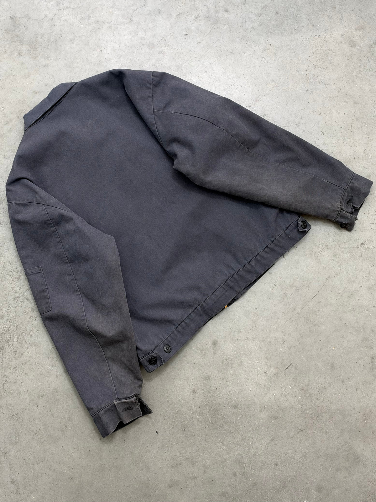 FADED CHARCOAL "TOYOTA" MECHANIC JACKET - 1980S