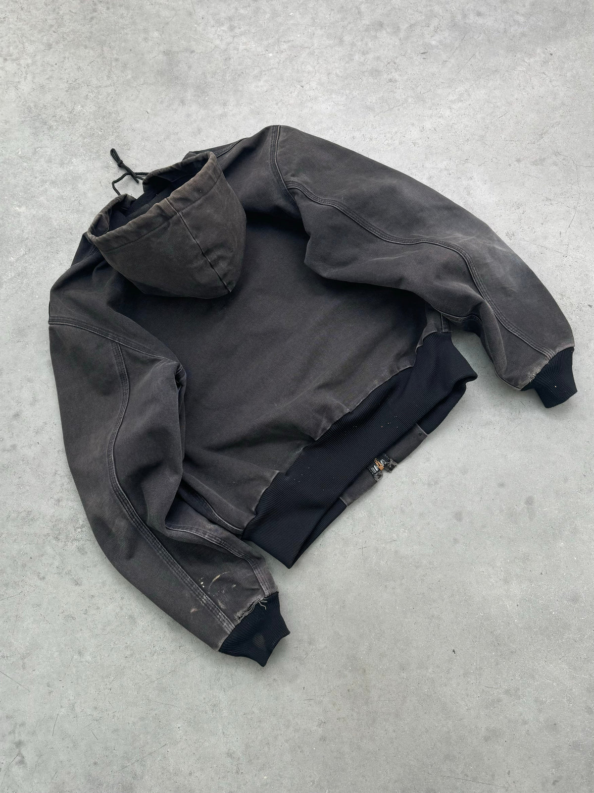 FADED BLACK CARHARTT ACTIVE JACKET - 1990S