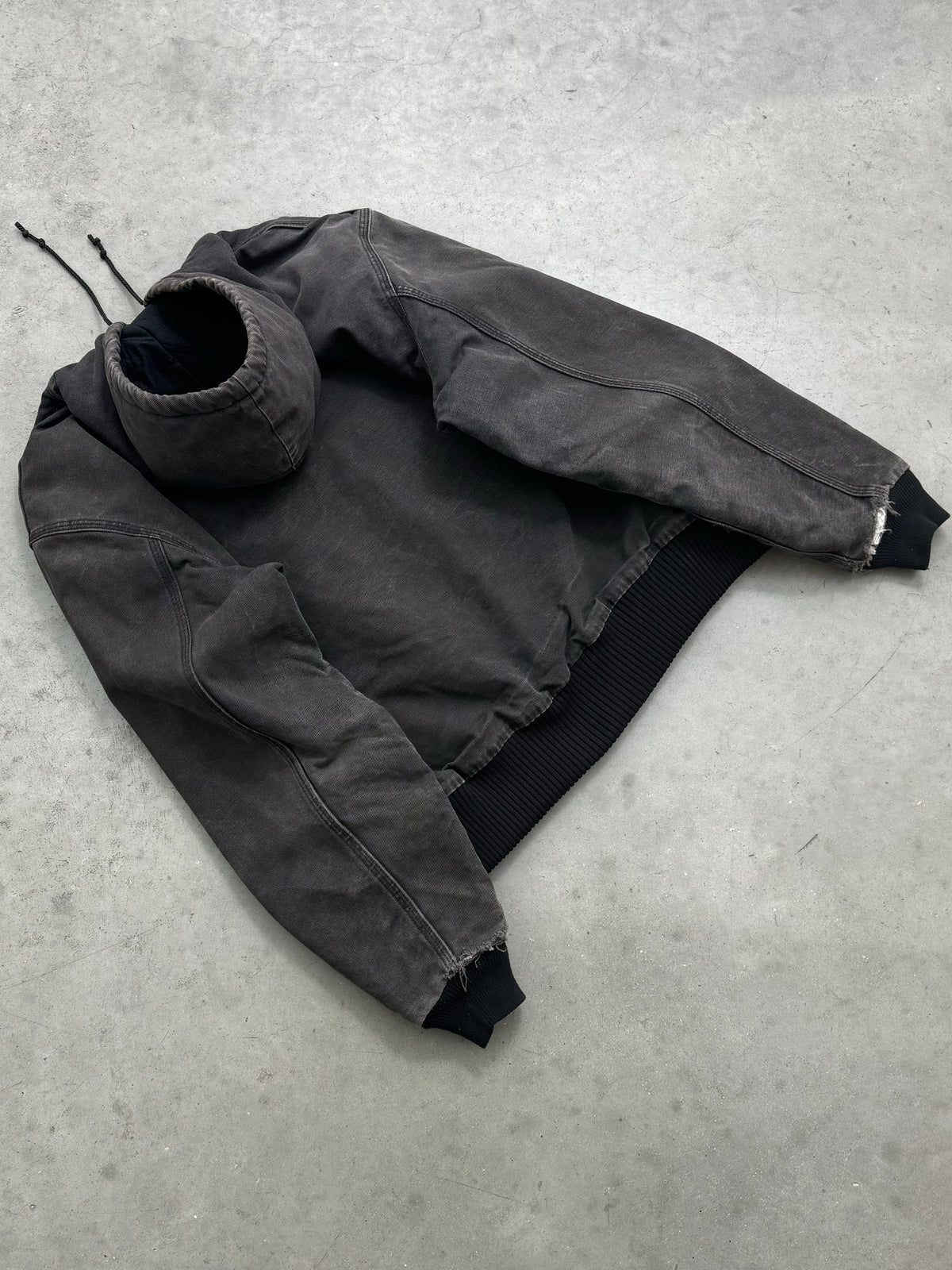 FADED BLACK CARHARTT ACTIVE JACKET - 1990S