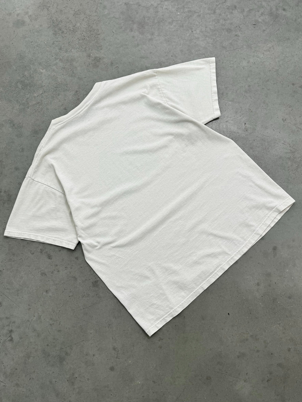 FADED BONE WHITE "GOD" TEE - 1990S