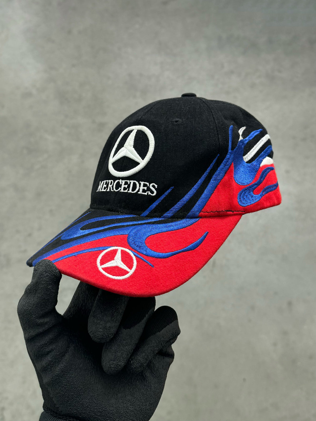 MERCEDES BENZ RACING STRAPBACK HAT - 2000S