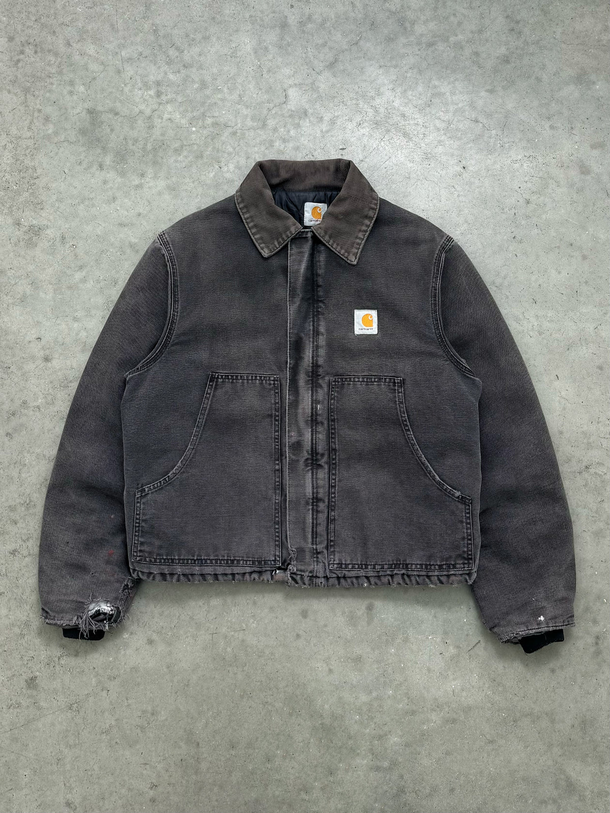 FADED FADED BLACK CARHARTT ARCTIC JACKET - 1990S
