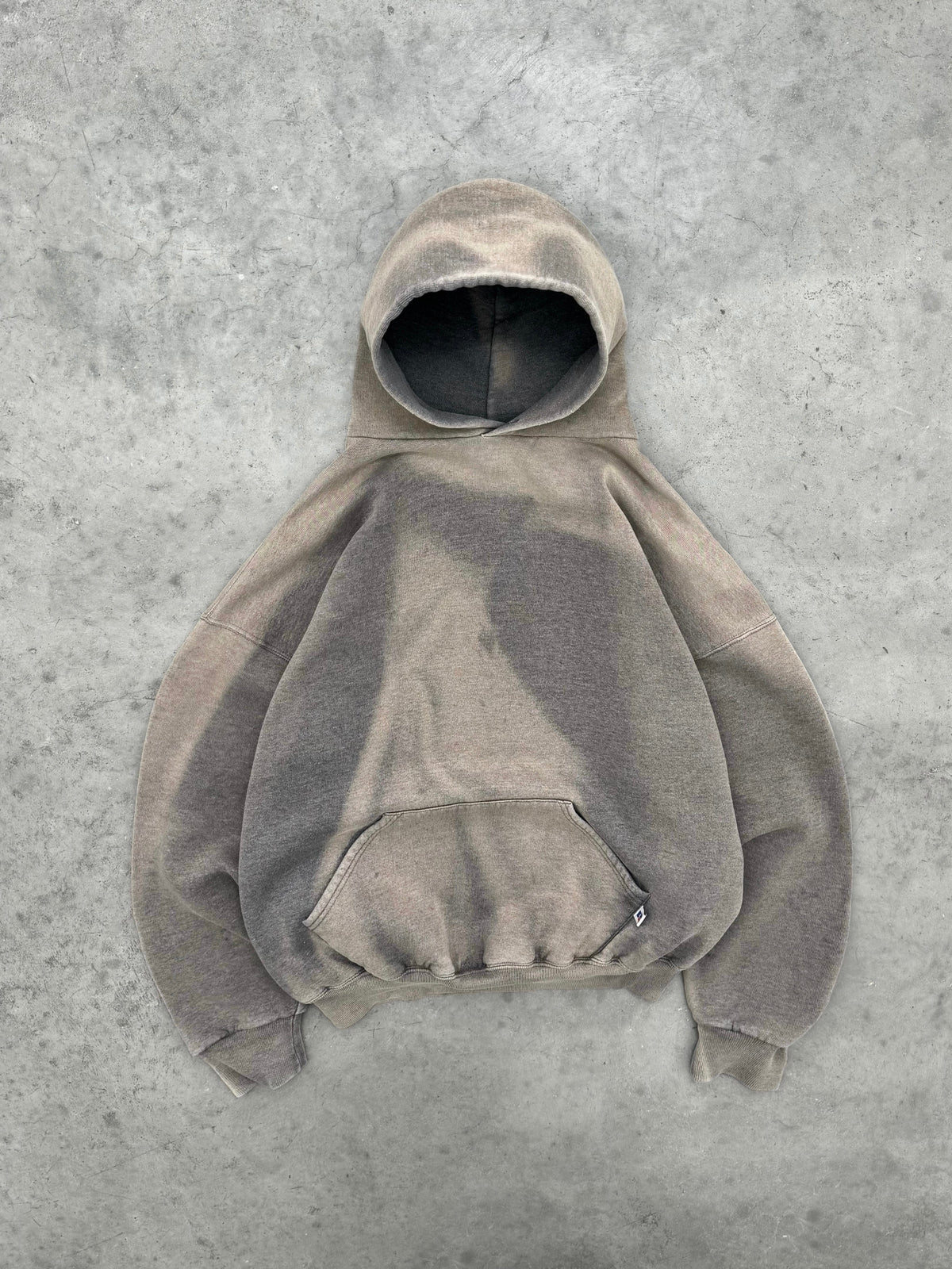 SUN FADED RUSSELL HOODIE - 1990S