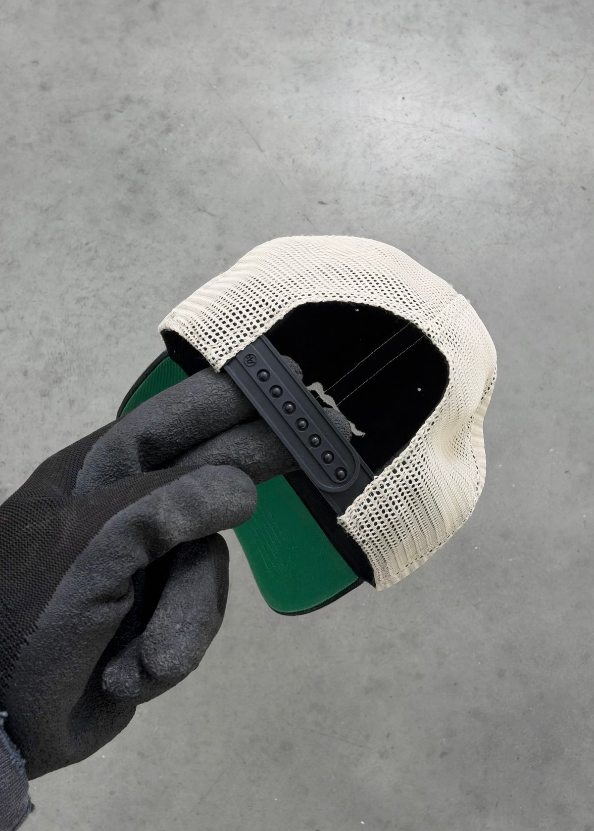 UNSTRUCTURED RANGE MESH CAP - BLACK