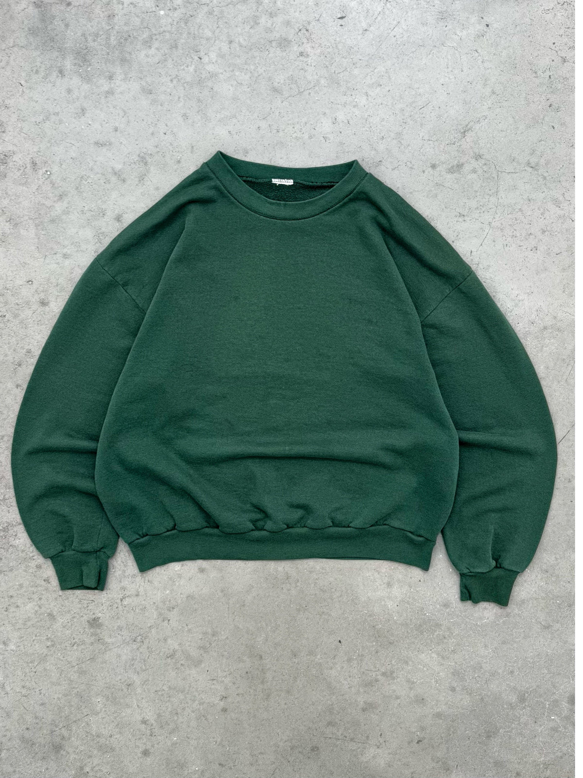 FADED FOREST GREEN CREWNECK - 1990S