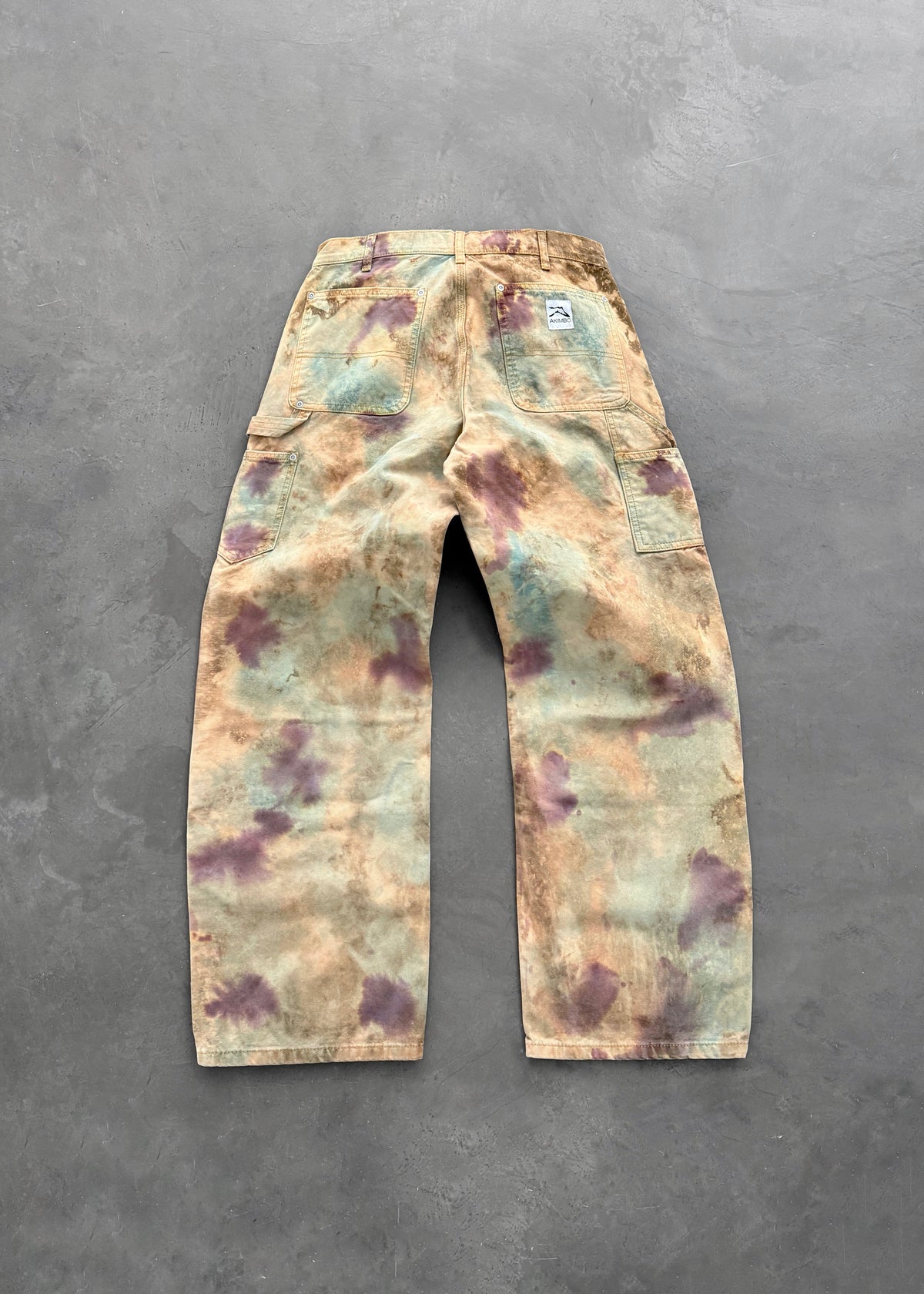 CANVAS DOUBLE KNEES - MULTI DYE