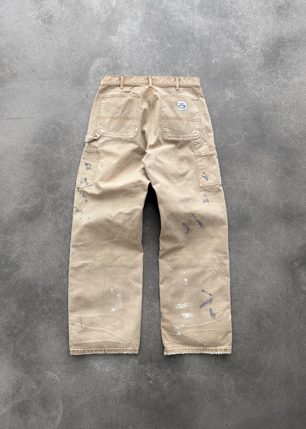 PAINTER CANVAS DOUBLE KNEES - FADED TAN