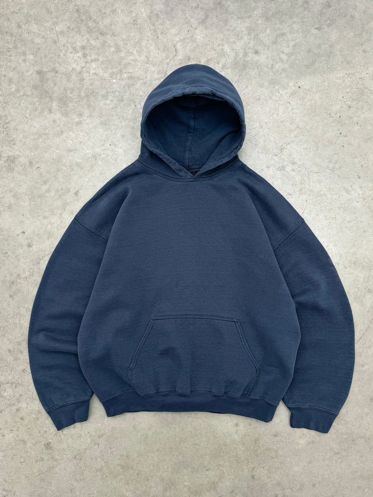FADED DEEP BLUE HOODIE - 2000S