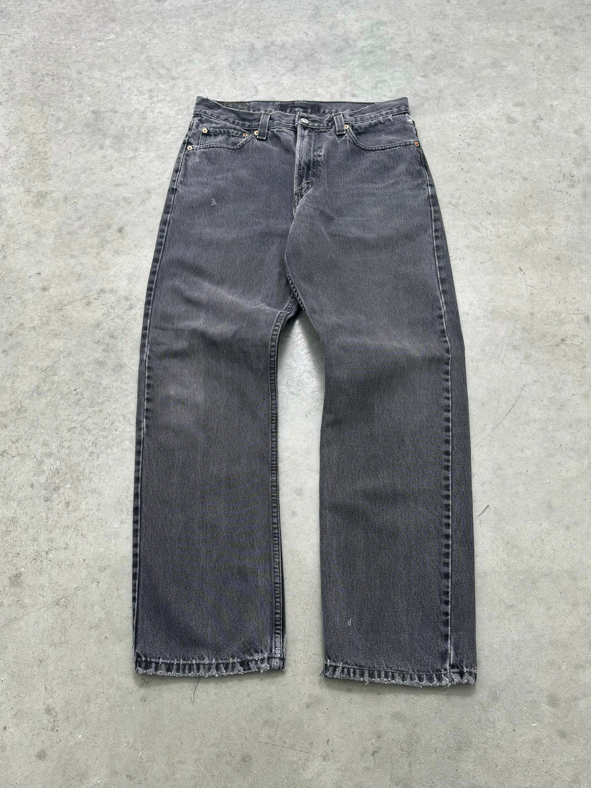 FADED BLACK LEVIS 505 JEANS - 2000S