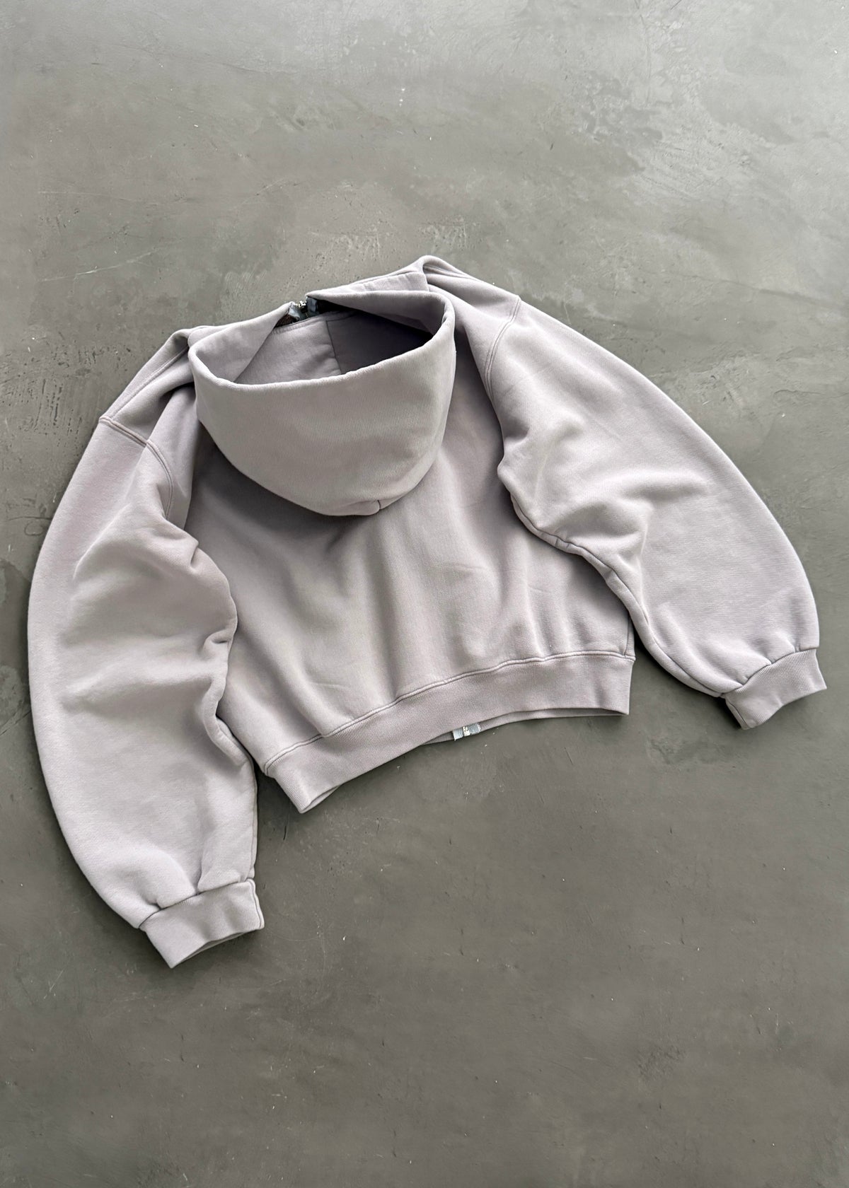 ZIP-UP HOODIE - ALLOY