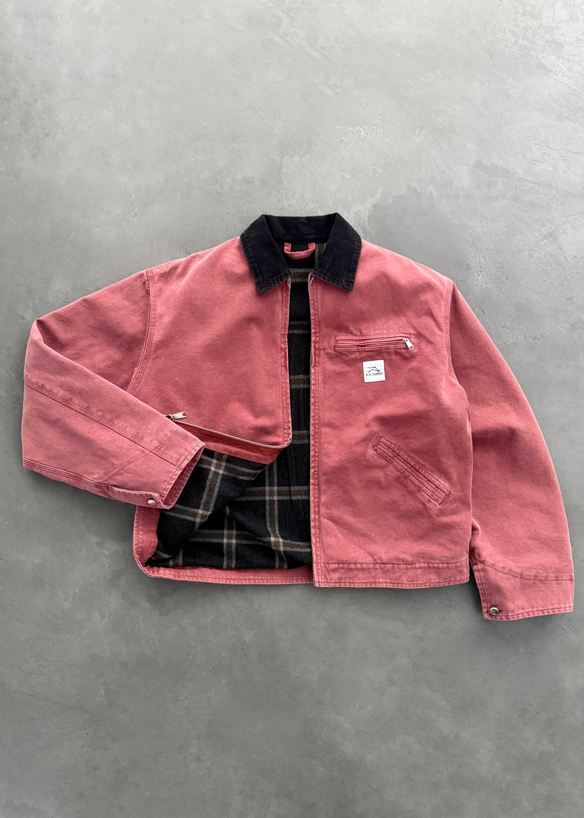 LAYTON JACKET - FADED MAROON