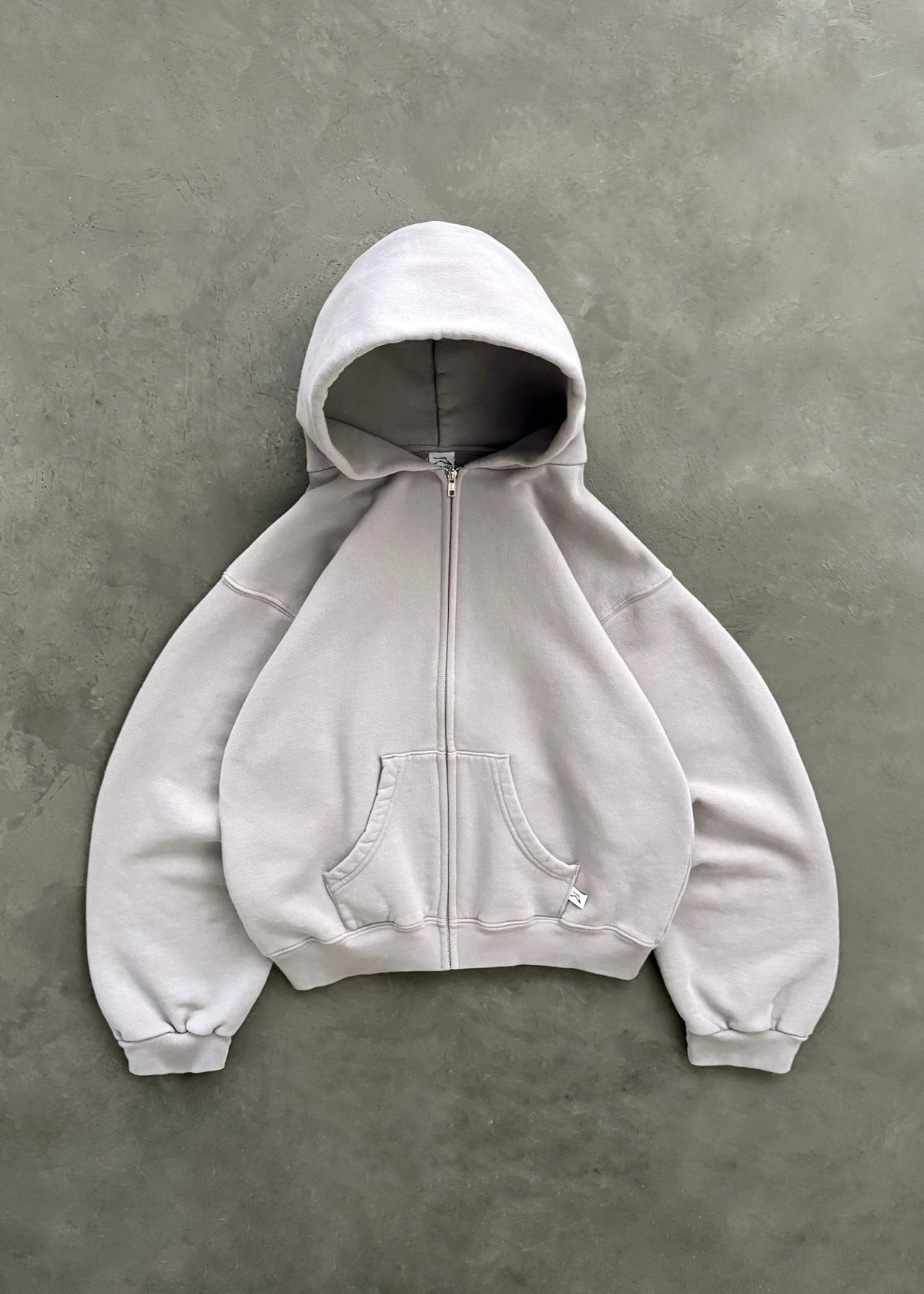 ZIP-UP HOODIE - ALLOY
