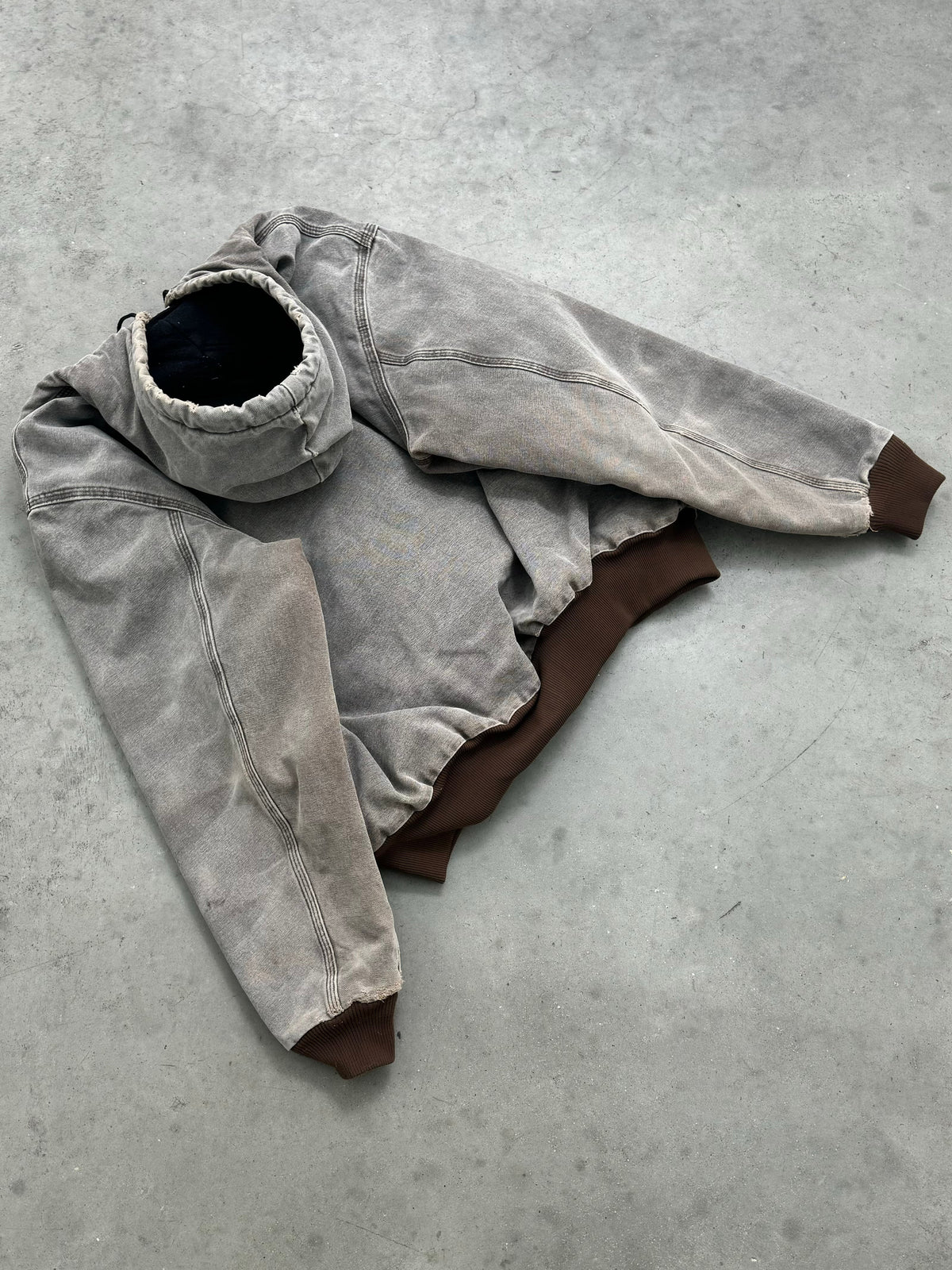 SUN FADED BROWN CARHARTT ACTIVE JACKET - 1990S