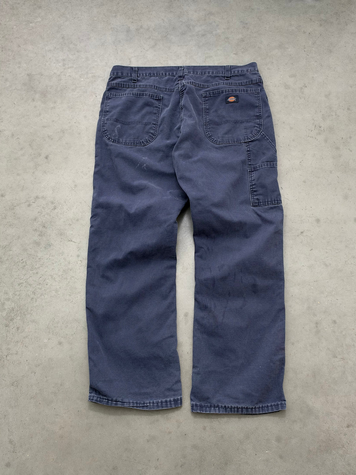 FADED DARK BLUE DICKIES CARPENTER PANTS - 1990S