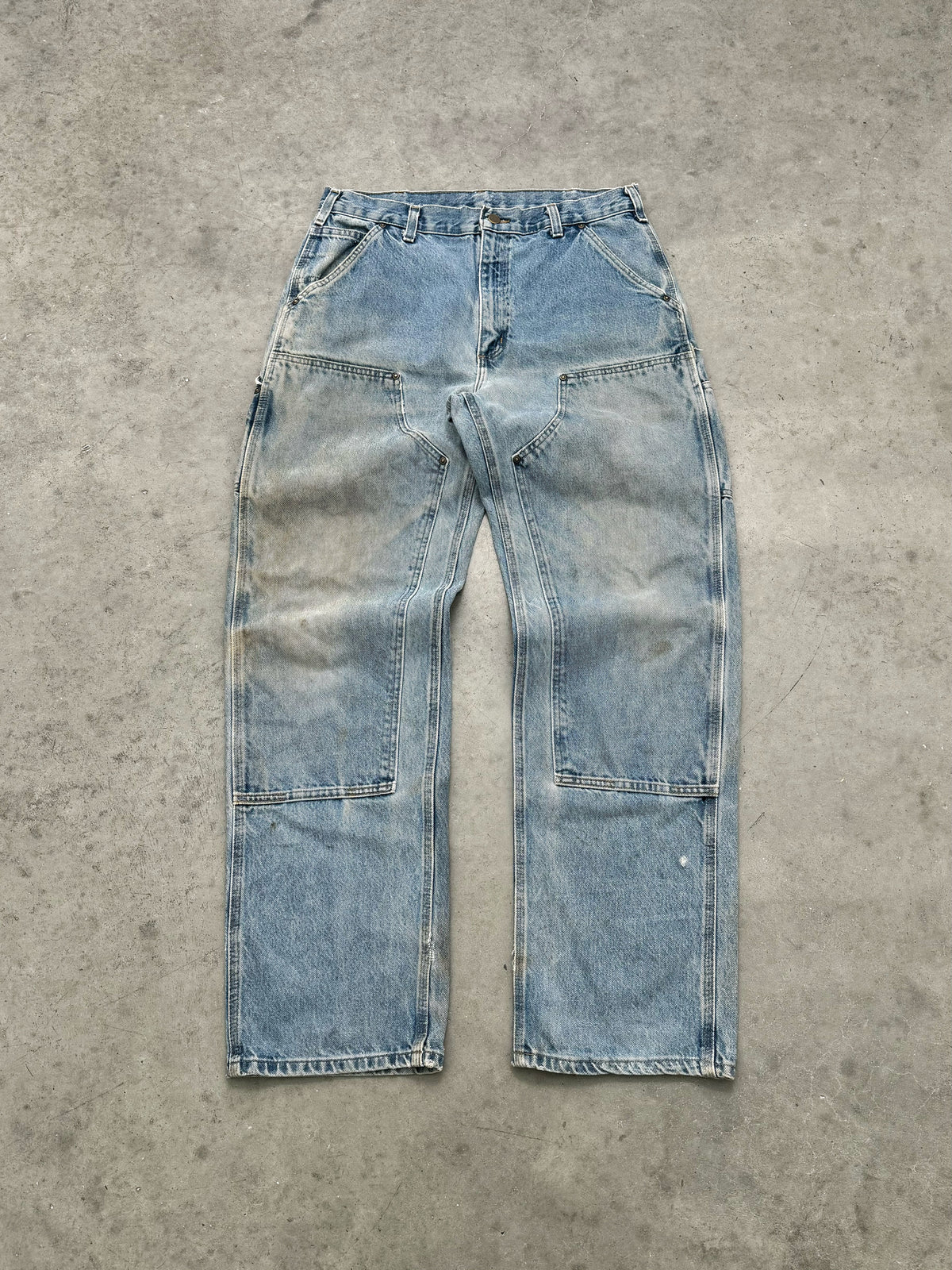 FADED DENIM CARHARTT DOUBLE KNEES - 2000S