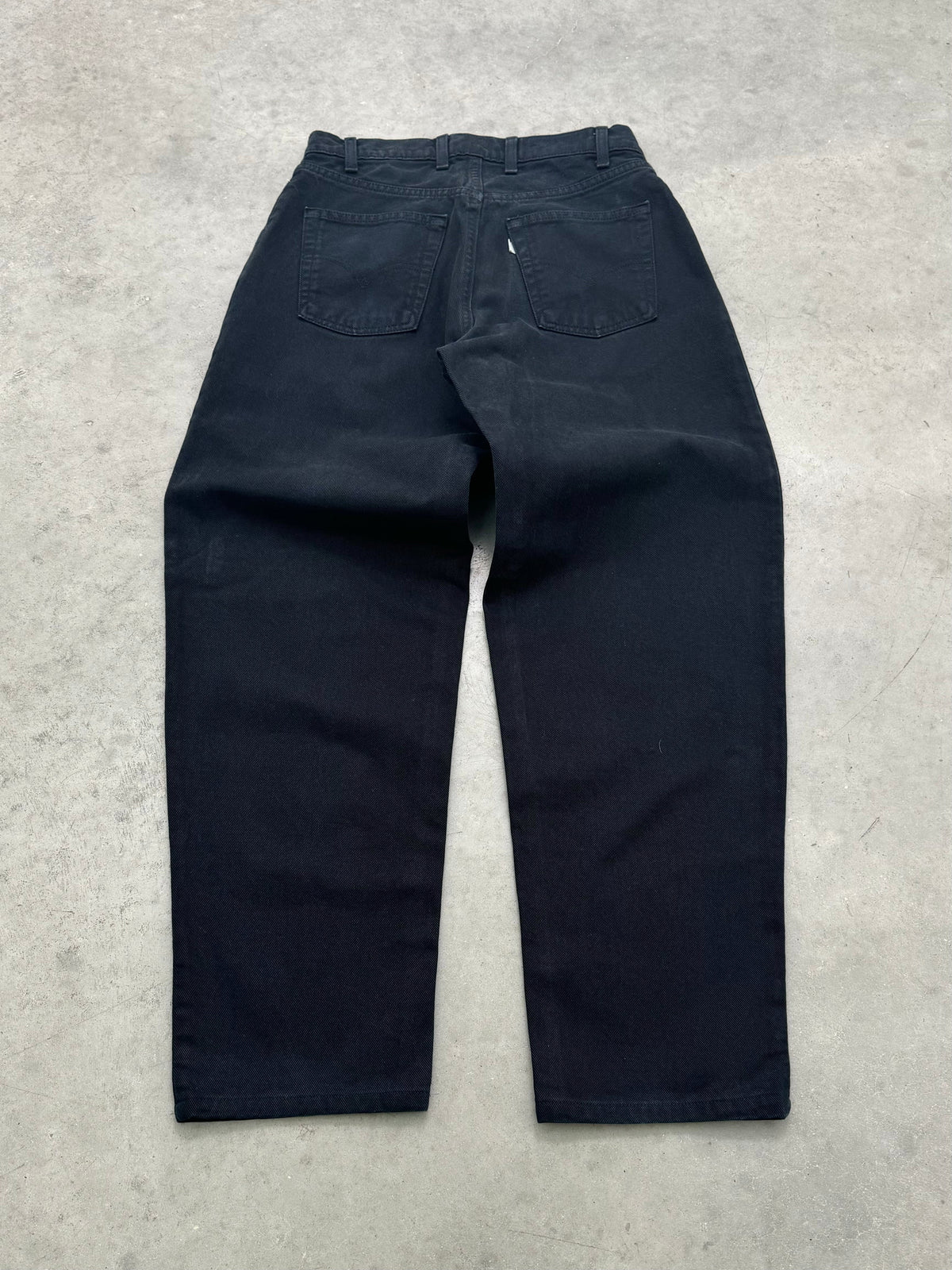 LEVI’S MADE IN USA BLACK SILVERTAB BAGGY JEANS - 1990S