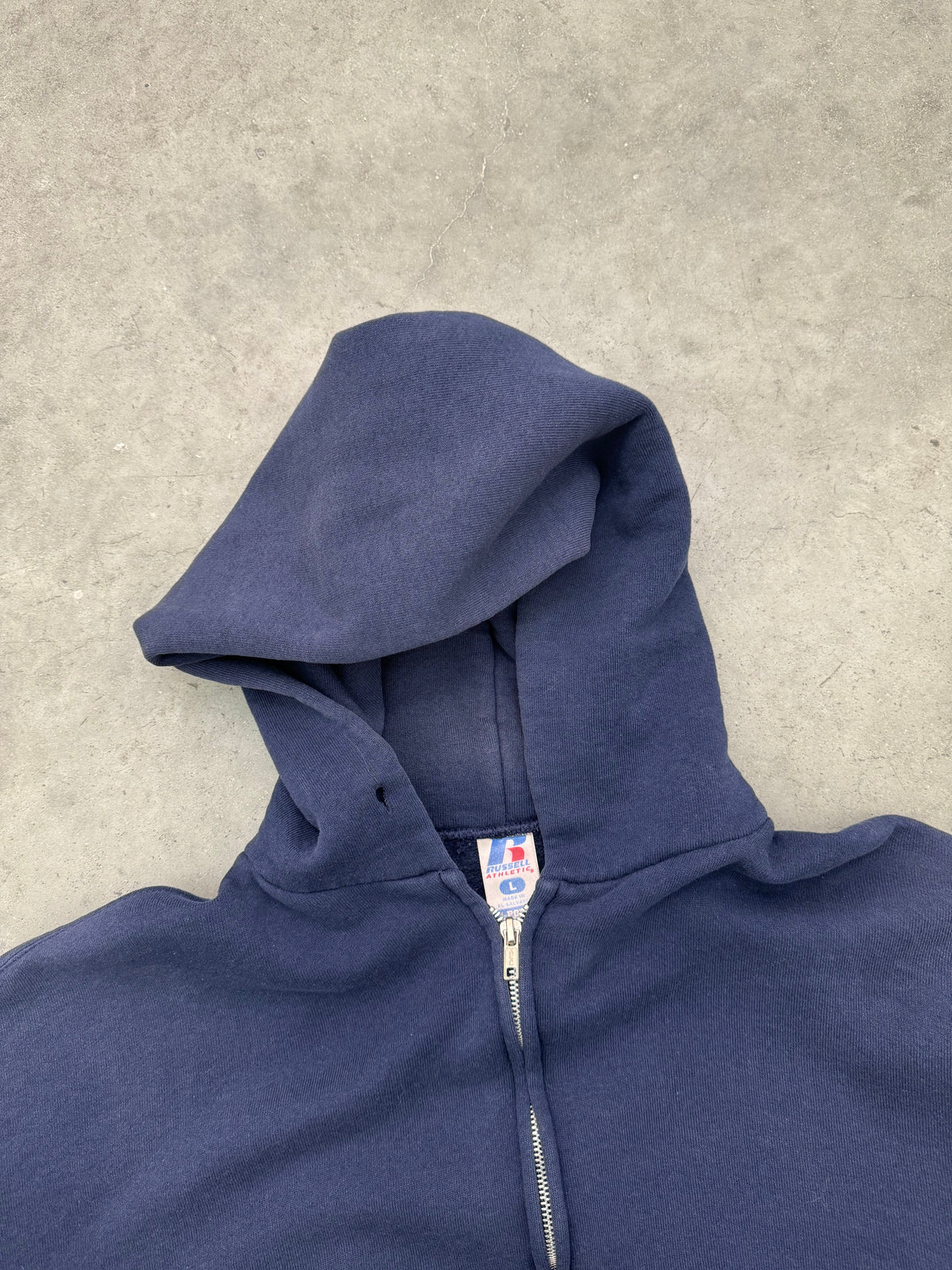 "YSL" RUSSELL ZIP-UP HOODIE - 2000S