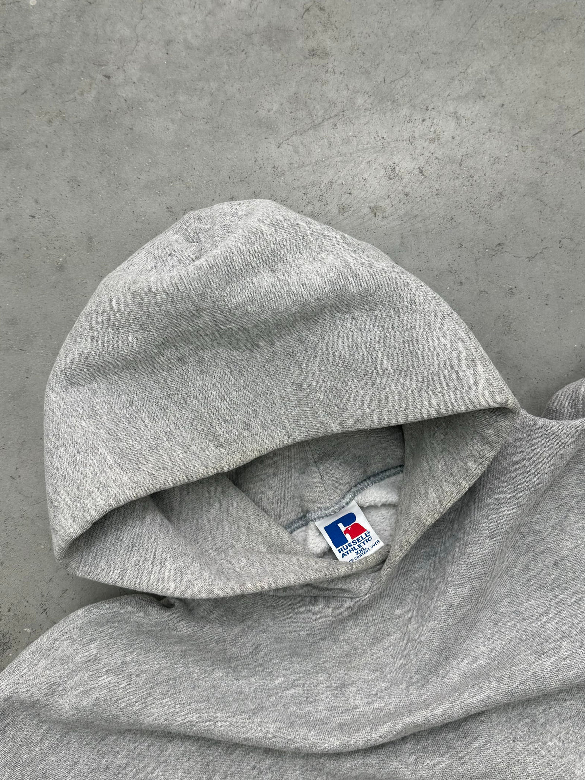 HEATHER GREY RUSSELL HOODIE - 1990S