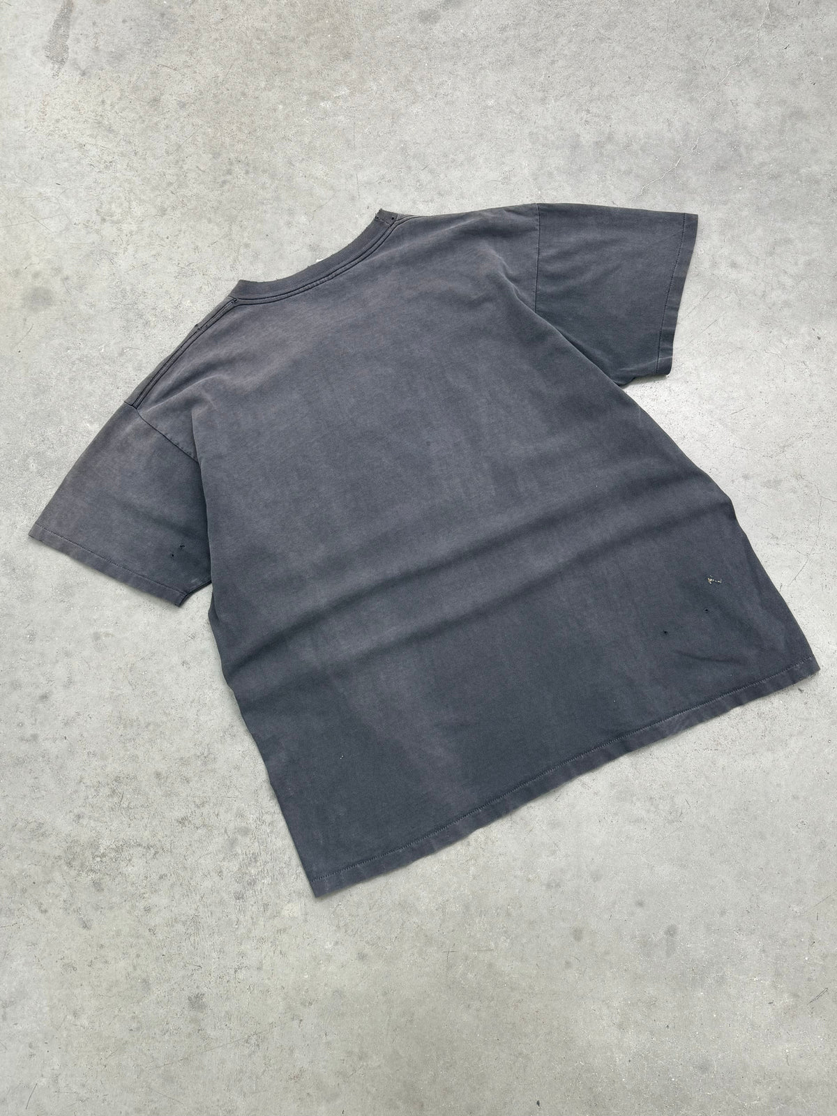 SUN FADED BLACK EAGLE TEE - 1990S