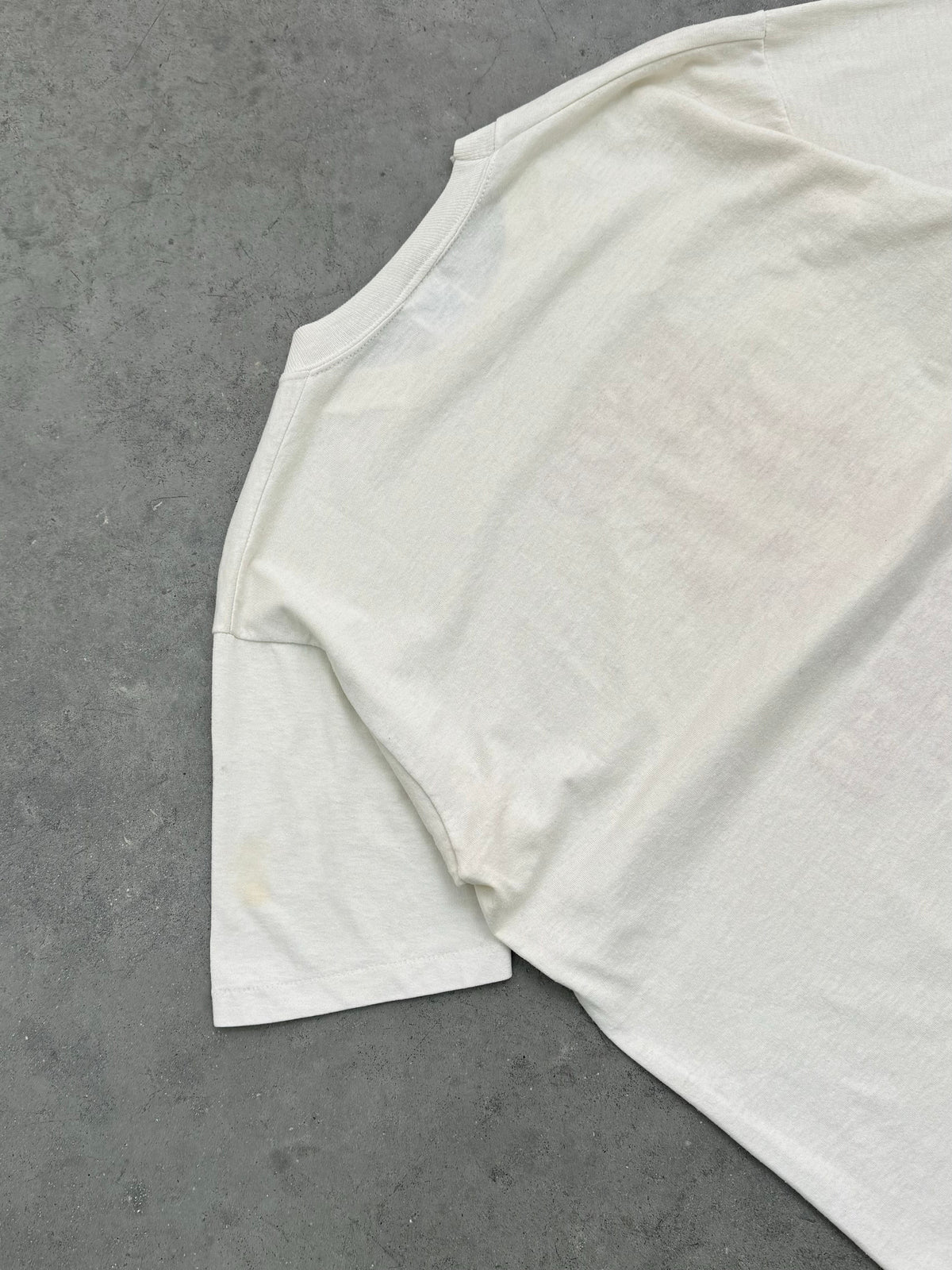 "JESUS IS MY LIFEGUARD" WHITE TEE - 1980S