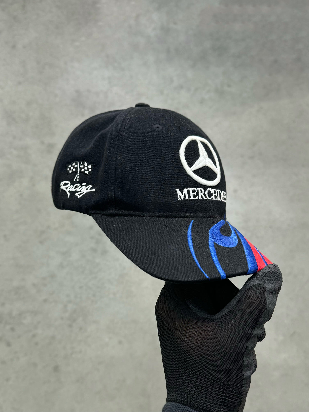 MERCEDES BENZ RACING STRAPBACK HAT - 2000S