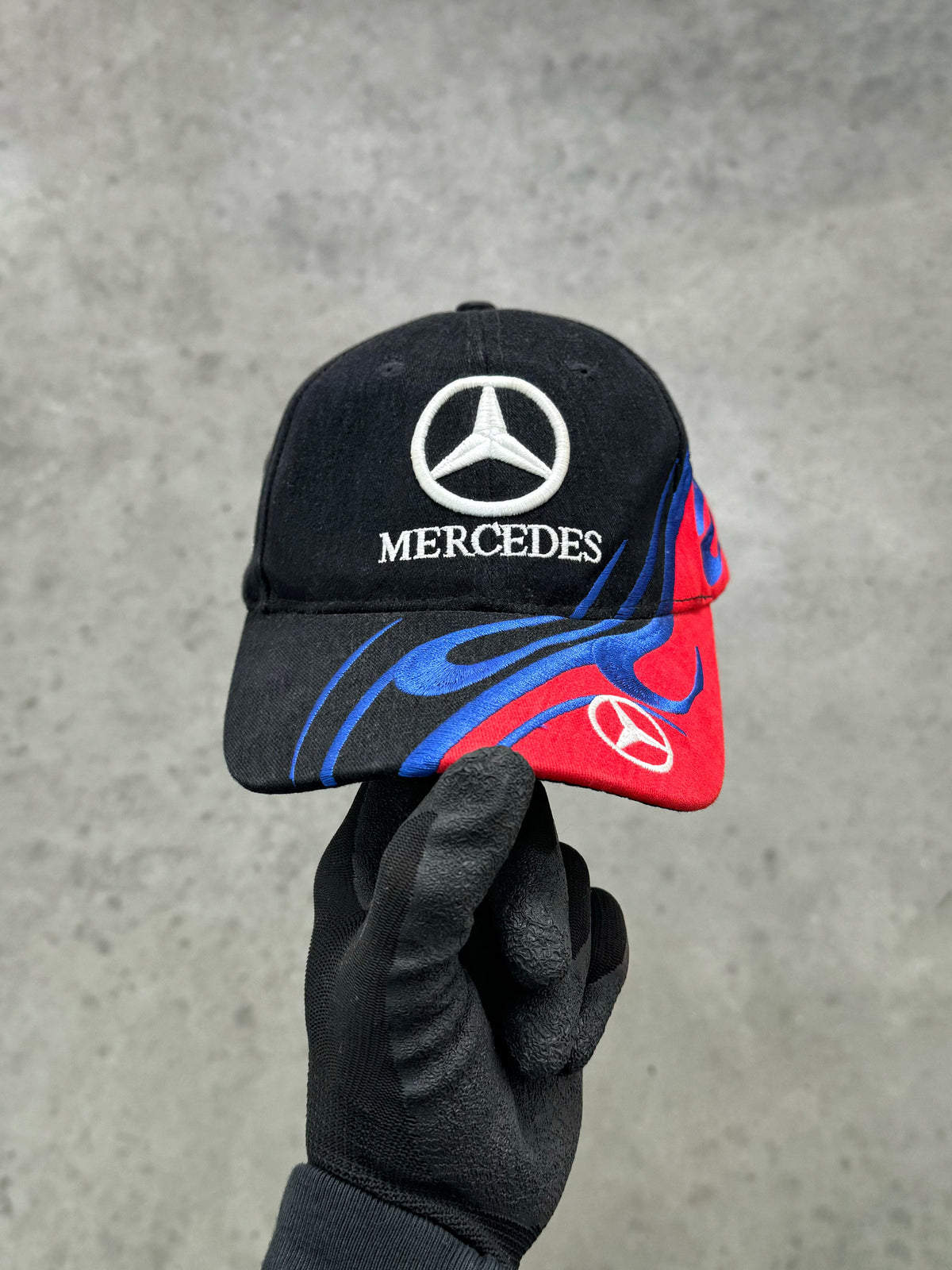 MERCEDES BENZ RACING STRAPBACK HAT - 2000S