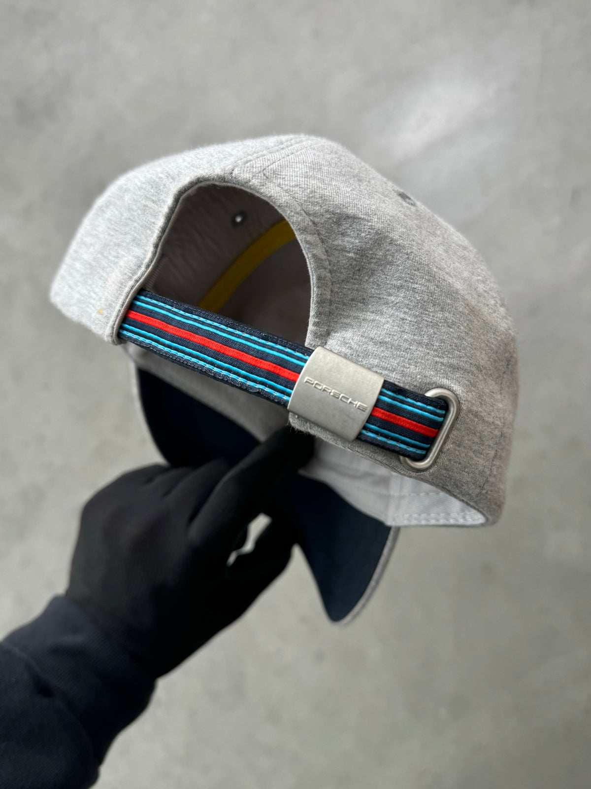 FADED HEATHER GREY "MARTINI RACING" PORSCHE HAT - 2000S