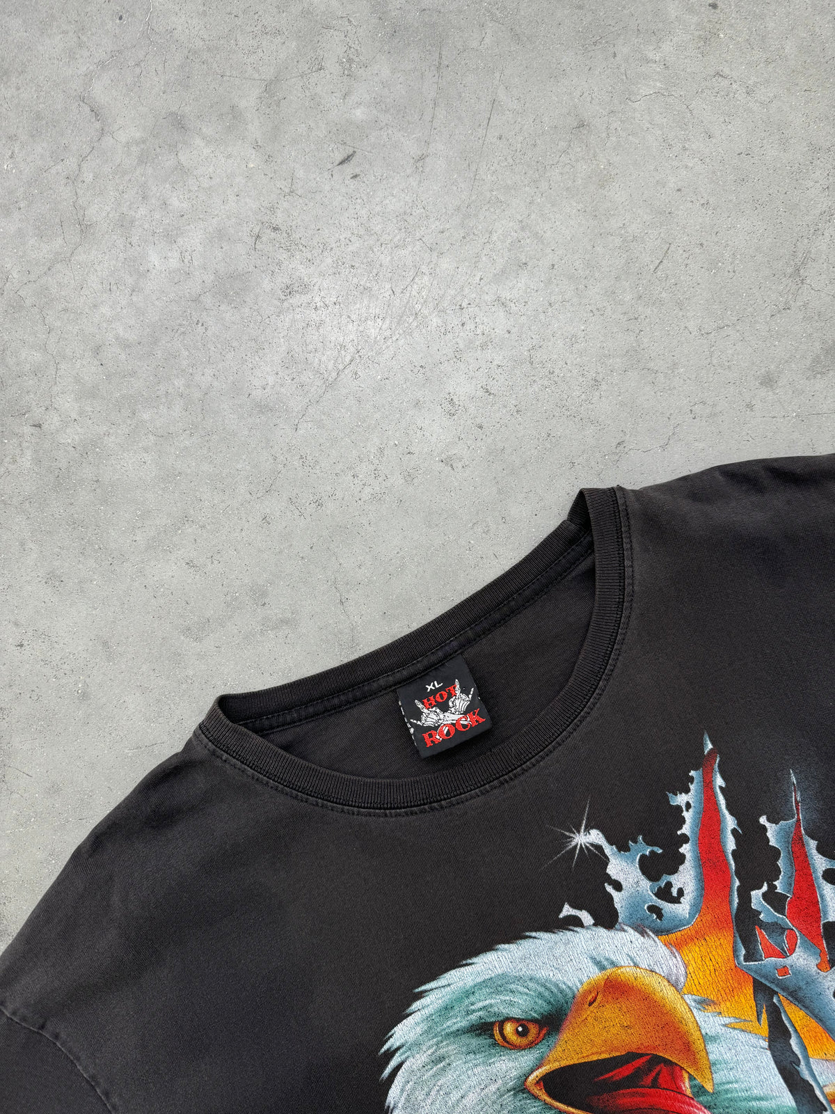 FADED BLACK EAGLE TEE - 2000S