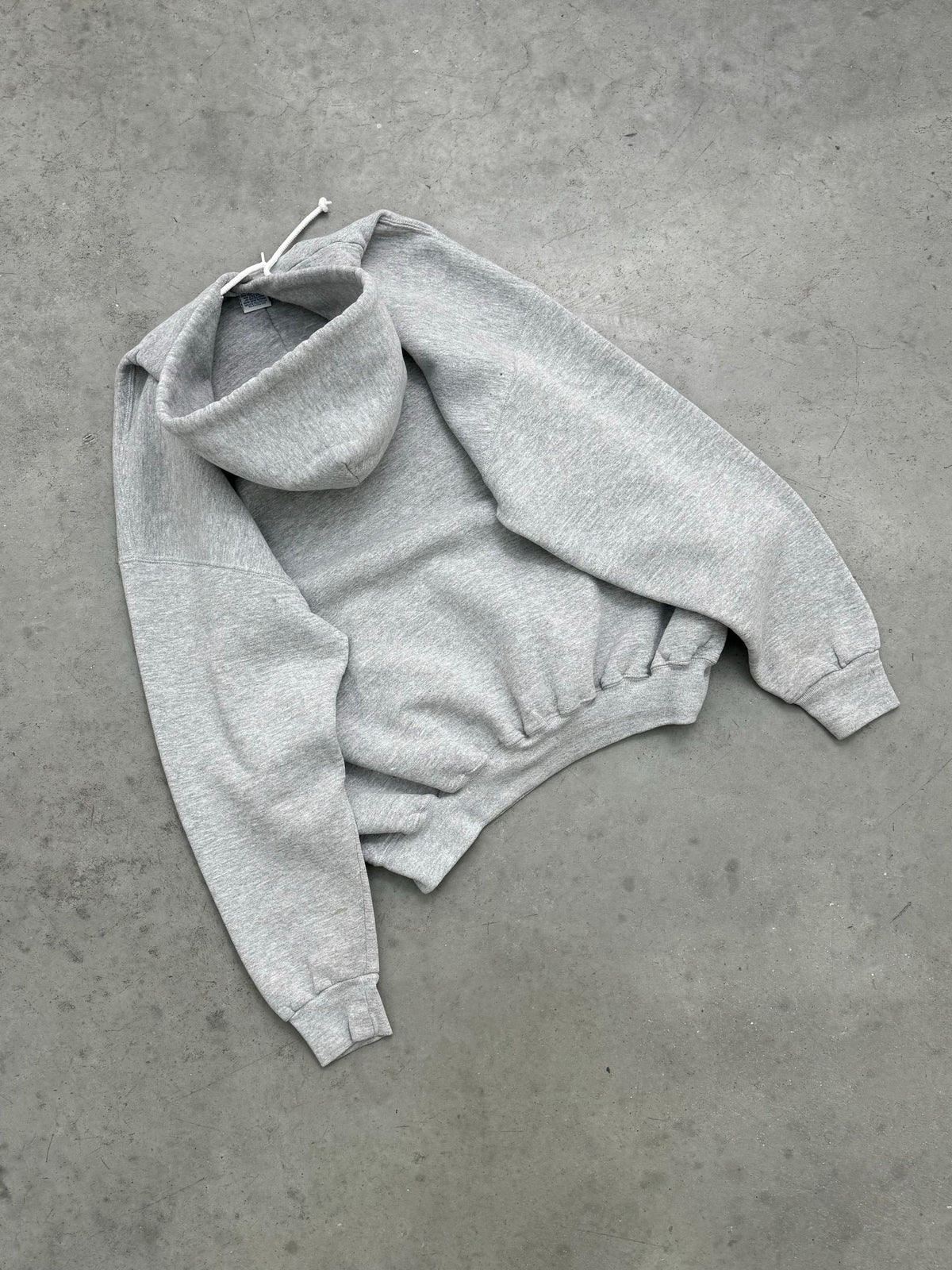HEATHER GREY RUSSELL HOODIE - 1990S