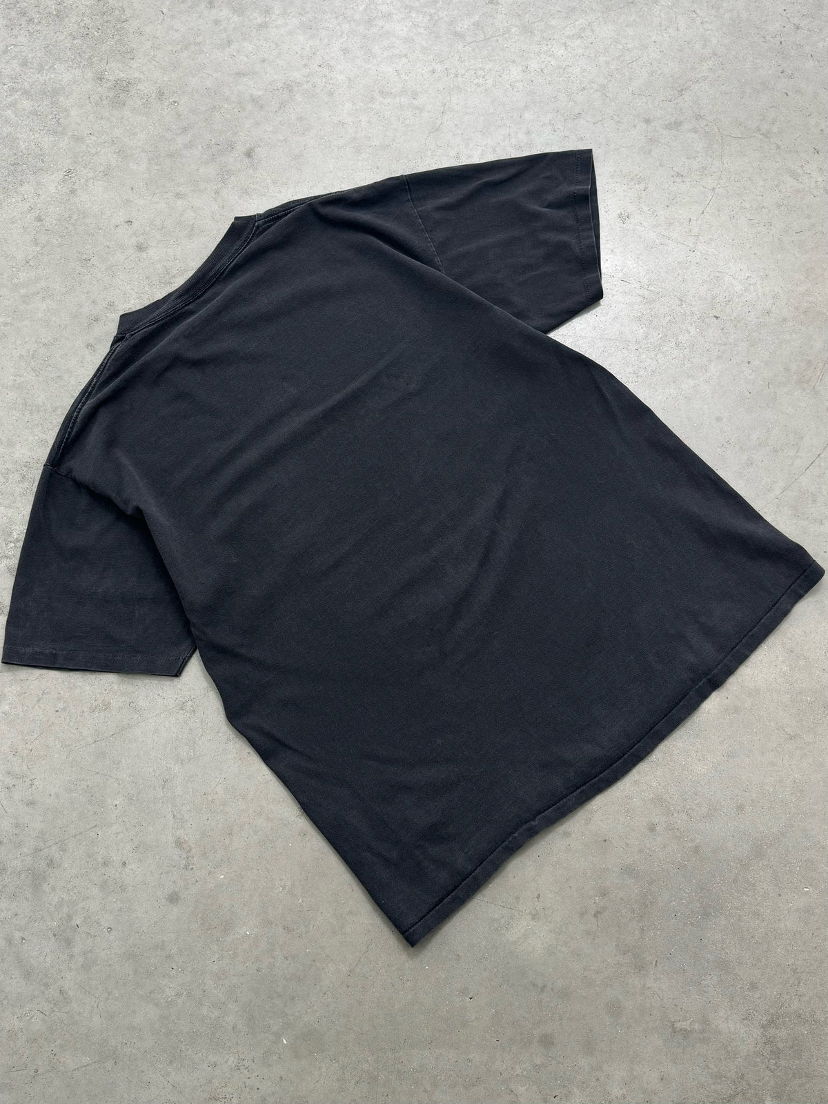 SUN FADED BLACK EAGLE TEE - 1990S