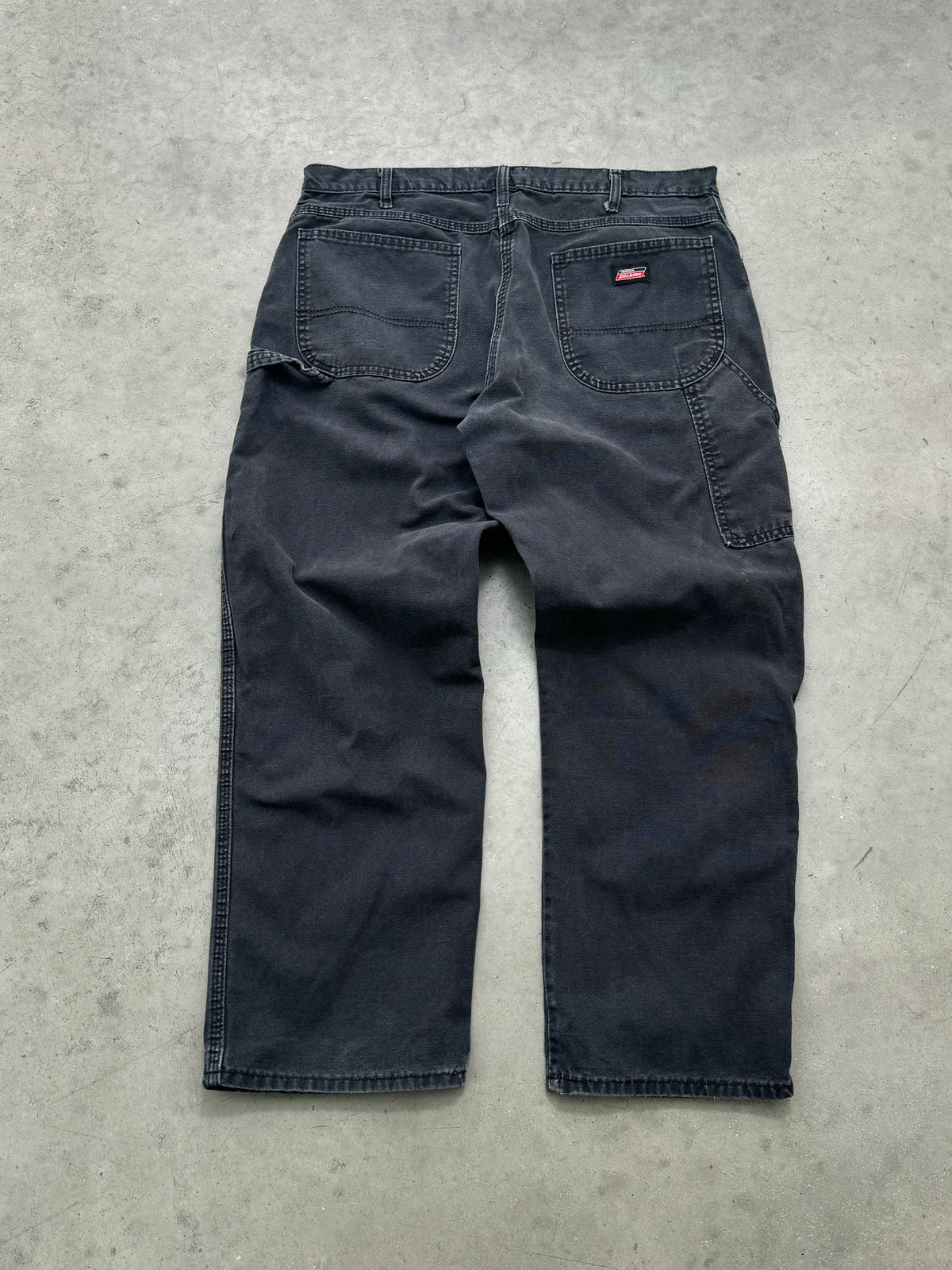 FADED BLACK DICKIES CARPENTER PANTS - 2000S