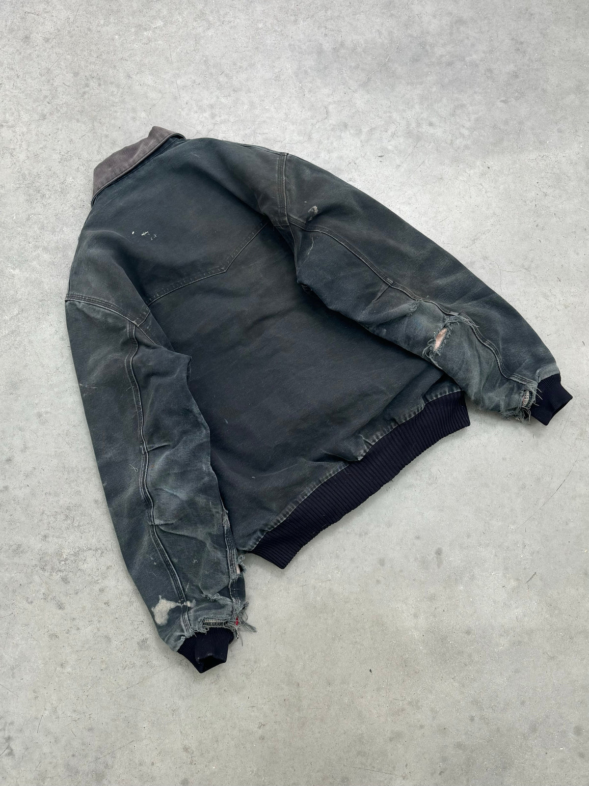 SUN FADED & DISTRESSED CARHARTT SANTA FE JACKET - 1990S