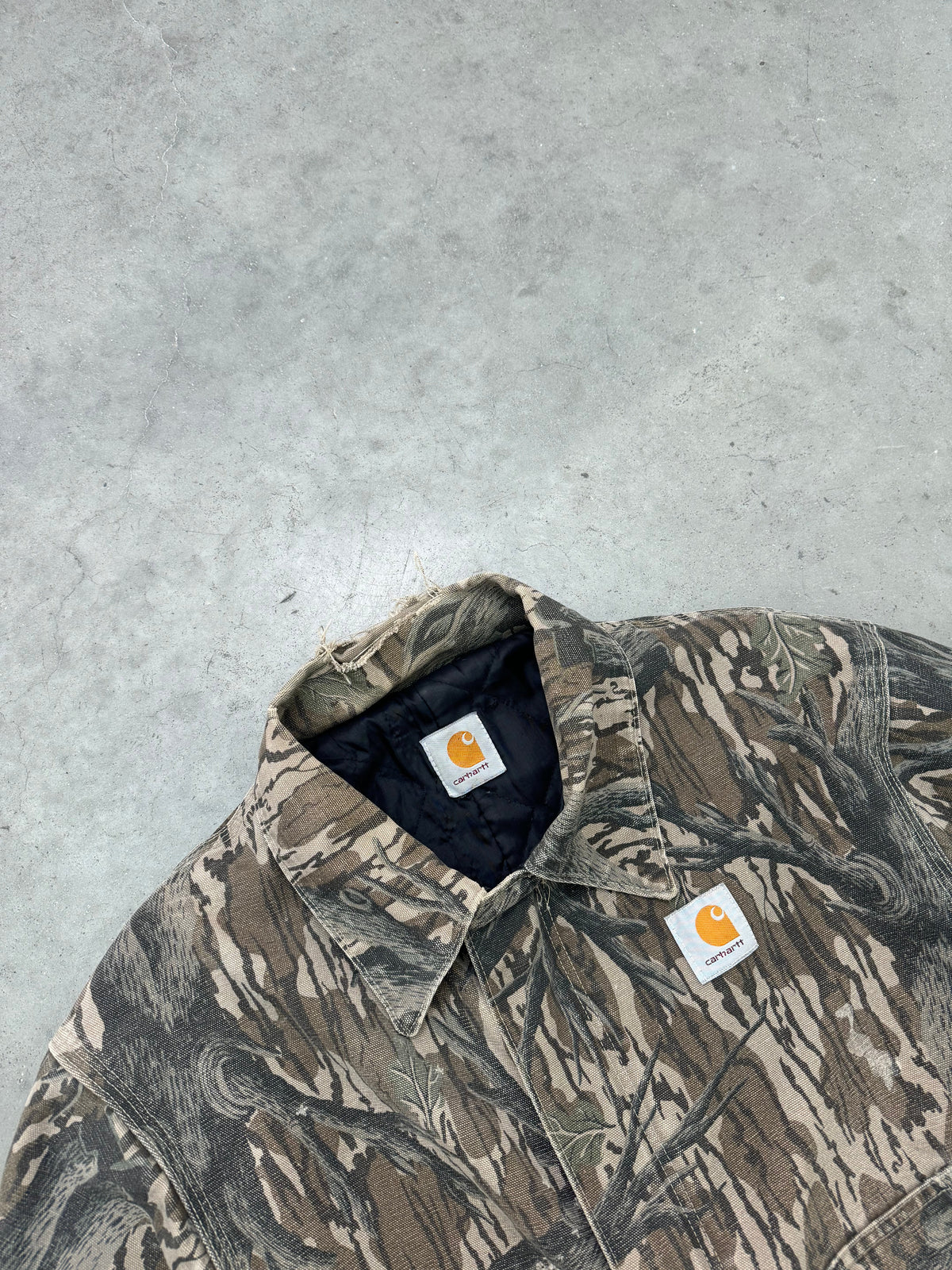 FADED CAMO CARHARTT ARCTIC JACKET - 1990S