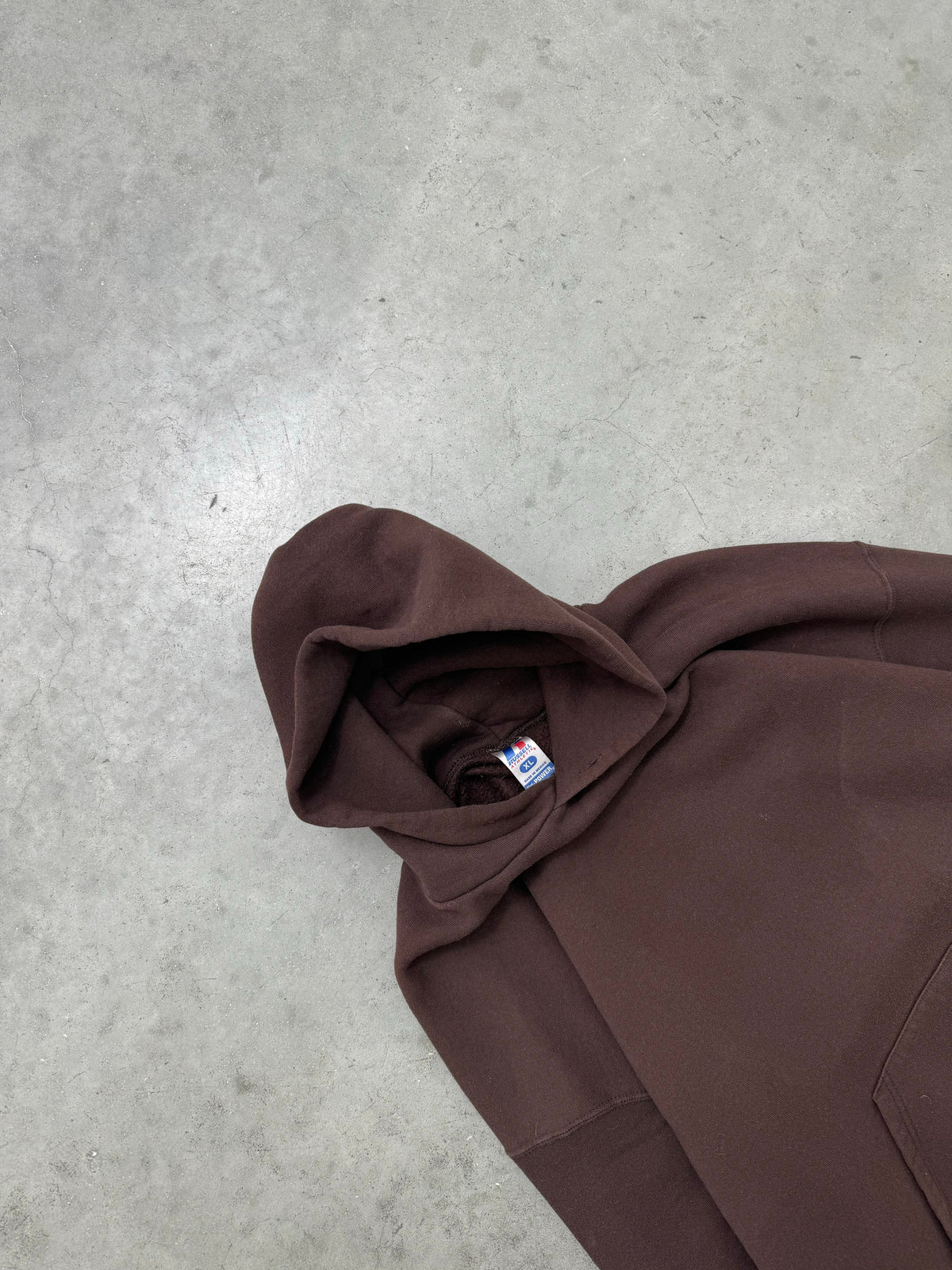 FADED BROWN RUSSELL HOODIE - 2000S