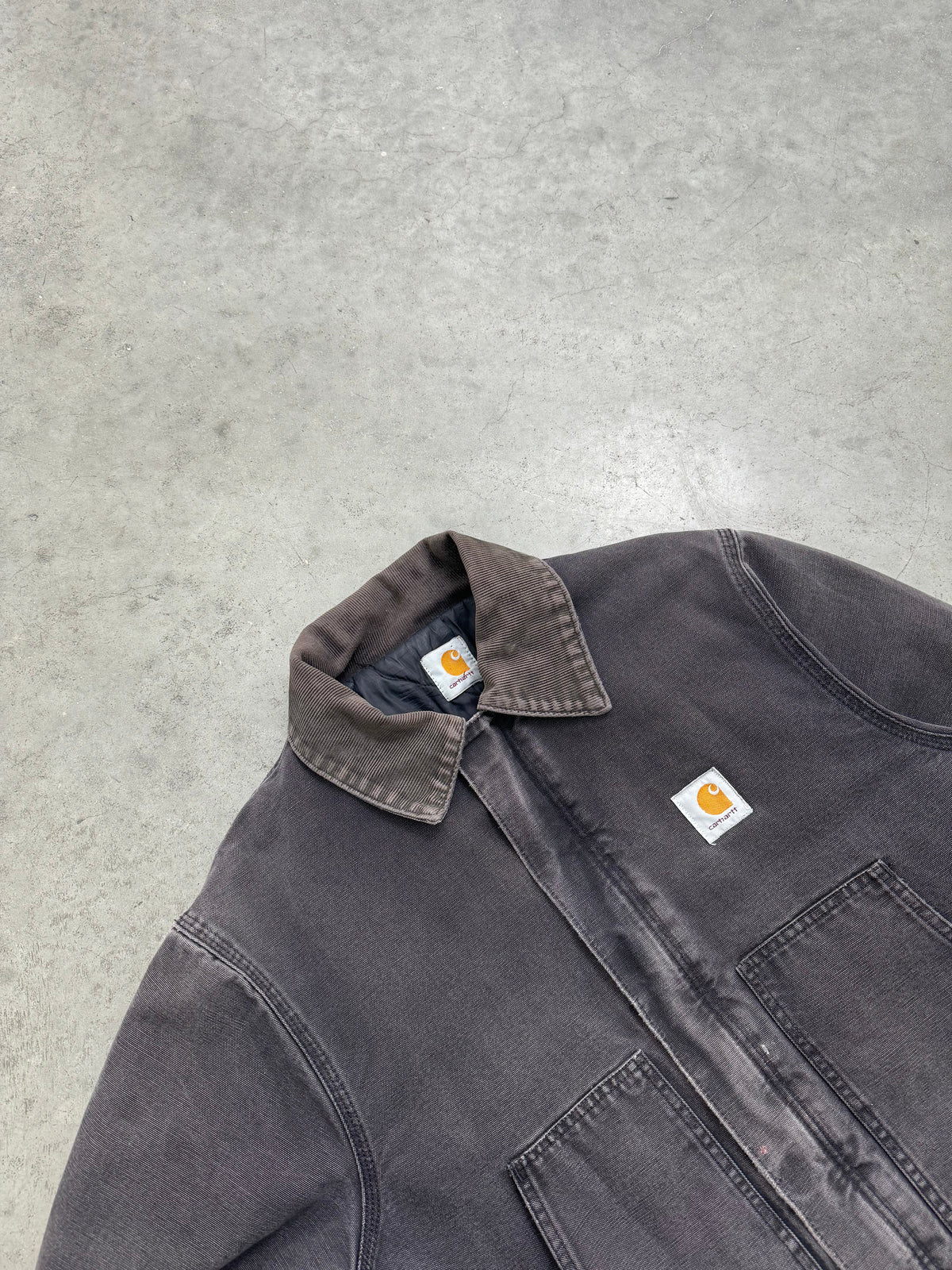FADED FADED BLACK CARHARTT ARCTIC JACKET - 1990S