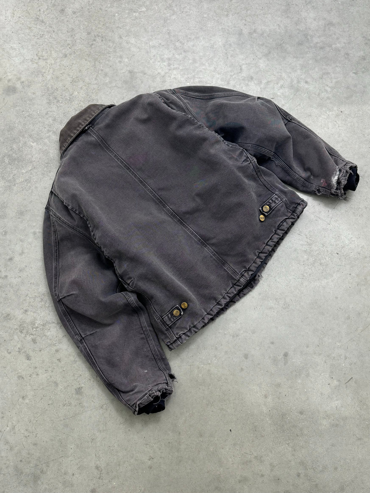 FADED FADED BLACK CARHARTT ARCTIC JACKET - 1990S
