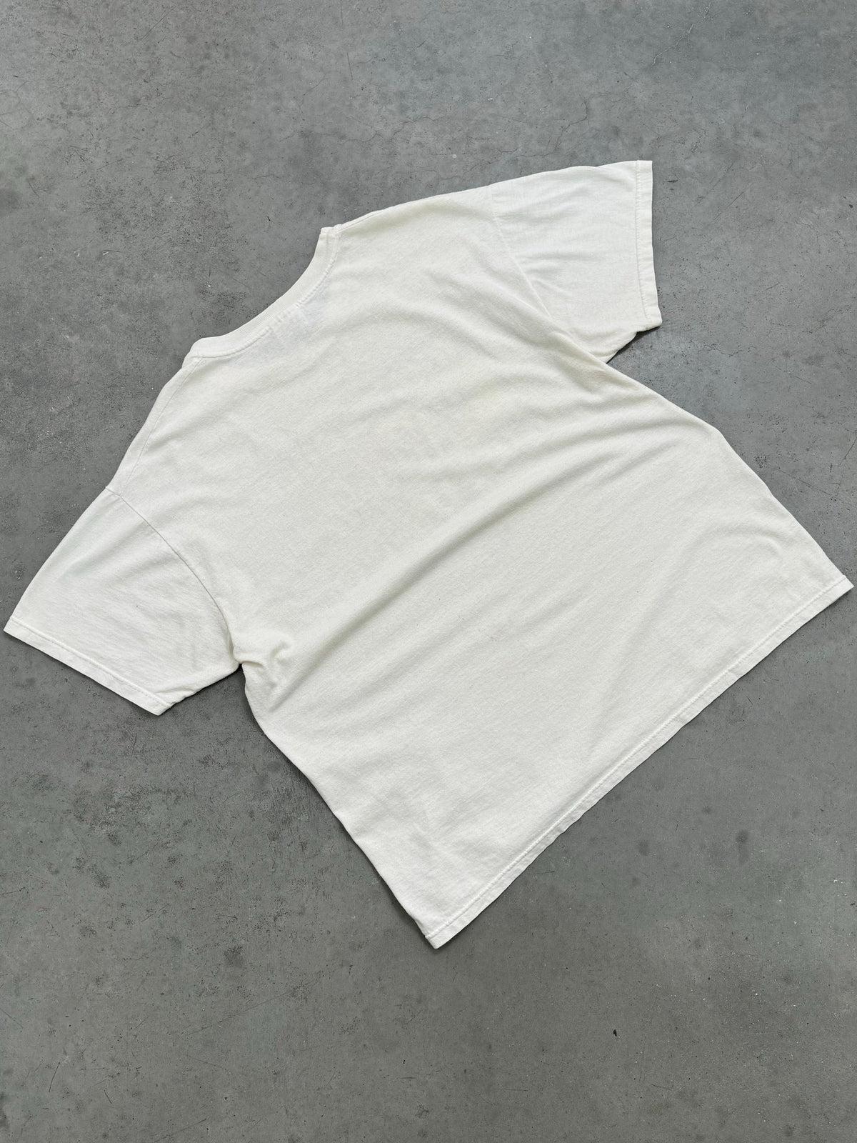FADED BONE WHITE "WWJD" TEE - 2000S