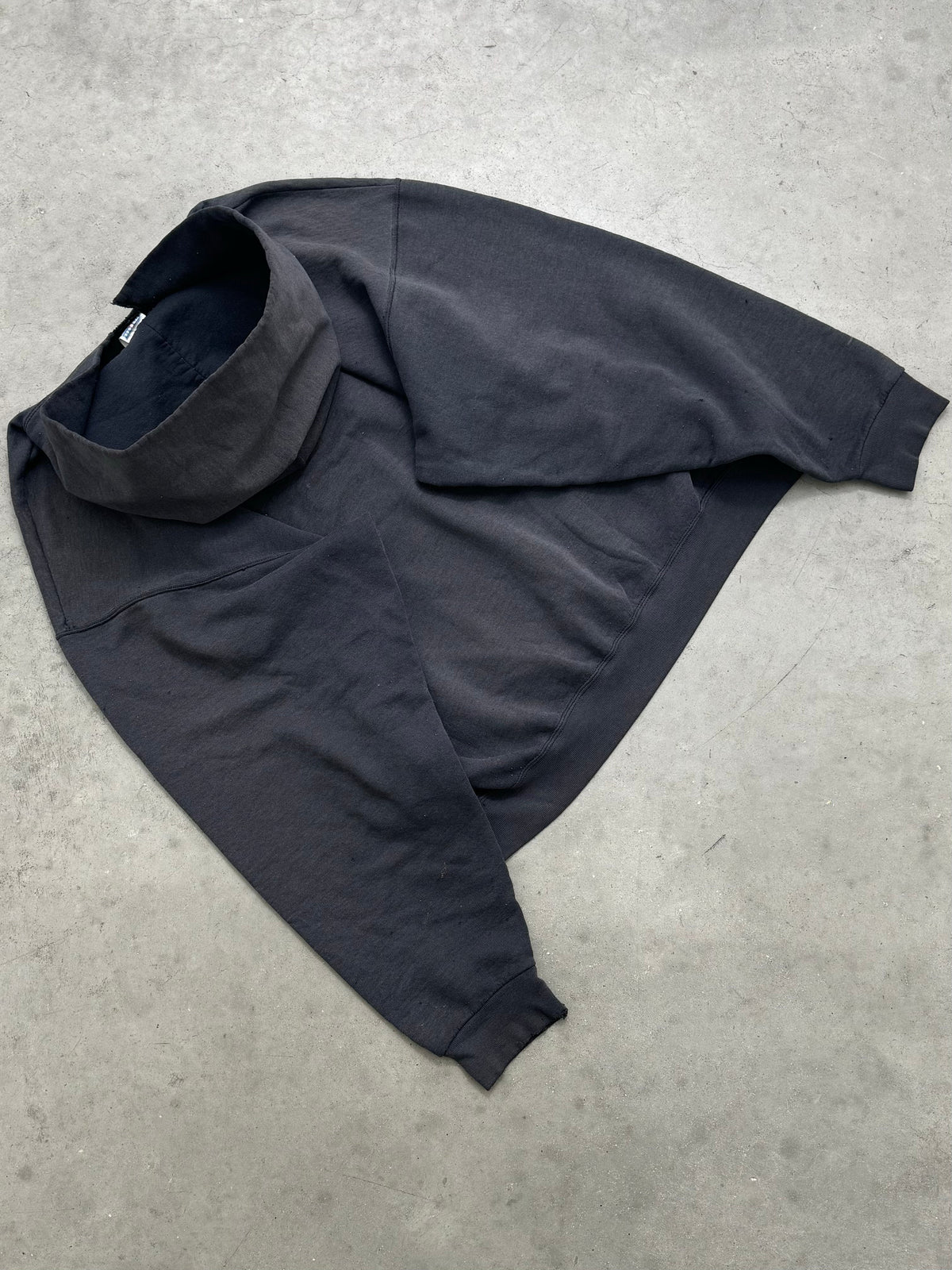 SUN FADED BLACK "HONDA" HOODIE - 2000S